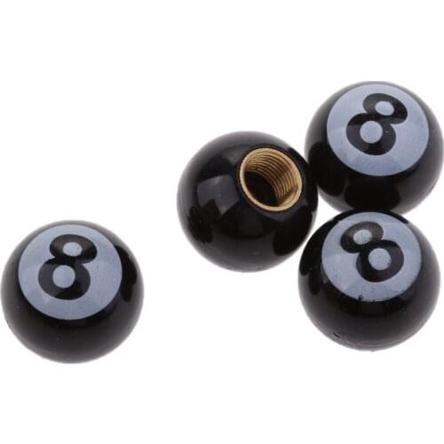4 PCS Number 8 Universal Car Truck Tire/Wheel Bike Stem Air Valve Caps Cover