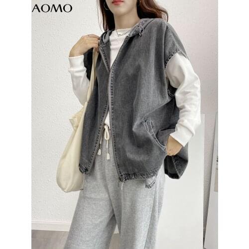 Женские жилеты с капюшоном AOMO China At AliExpress