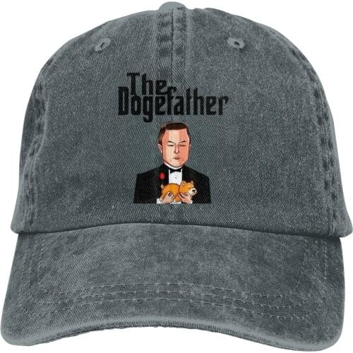 Doge Father The Baseball Cap Peaked capt Sport Unisex Outdoor Custom Elon Musk The DogeFather Funny Hats