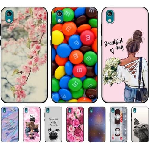 For Honor 8S Case Honor 8S Prime Case Soft Silicon Cover For Huawei Honor 8S 2020 KSE-LX9 Honor8S 8 S Back 5.71'' black tpu case