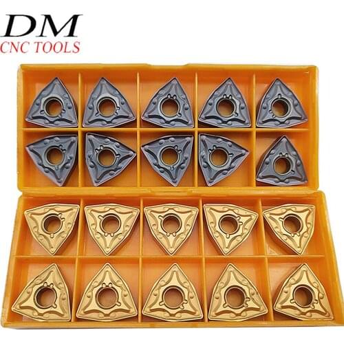 20PCS Carbide Insert WNMG080408 MA VP15TF / US735 External Turning Knife Lathe Tools CNC Tool WNMG 080404 Milling Cutter