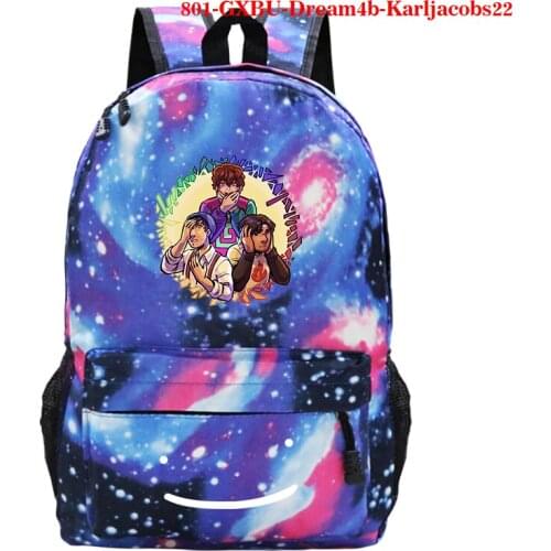 Mochila Dream Team Print Backpack Schoolbag Women Capacity Backpack Casual Travel Satchel Karljacobs Print Schoolbag for Teenage