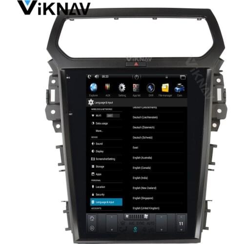 Multimedia player for Ford-Explorer 2013-2017 12.1 inch Android Car radio GPS navigation DVD auto GPS head unit tape recorder
