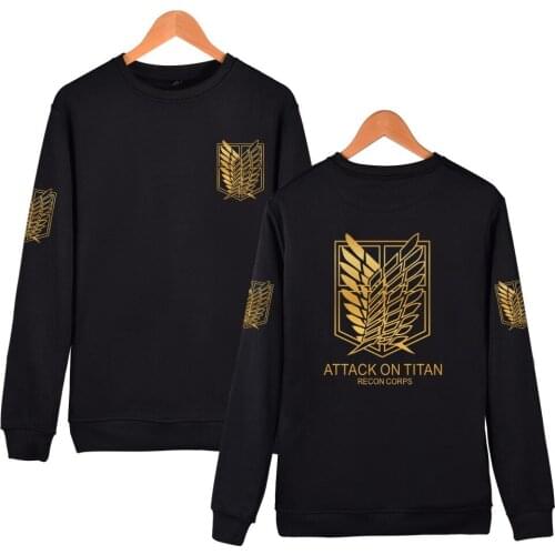 XXS Attack on Titan Shingeki no Kyojin autumn hoodie pullover men women Anime Cosplay Costumes Survey Corps Logo hoodies XXXXL