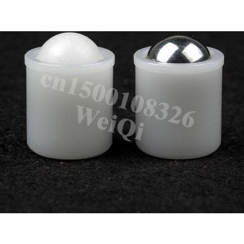 Ball plungers ,press fit plungers,spring ball, white plastic body ,pom ball or stainless steel ball,body dia 6mm 8mm 10mm