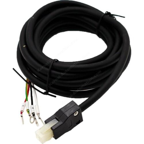 Compatible ASD-ABPW0005 5M-Length ASD-A2 0.1-0.75KW Motor Cable ASDABPW0005