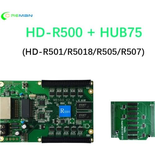 HD-R500 Full color control system receiving card, Video, picture, text display card R-501 R-5018 R-505 R-507 HD receiving card