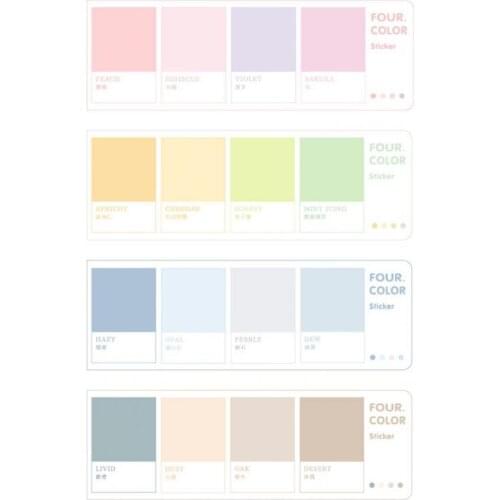 80Pcs/Set Sticky Notes Decorative Removable Lovely Stickers Bookmark Marker Memos Office Supplies