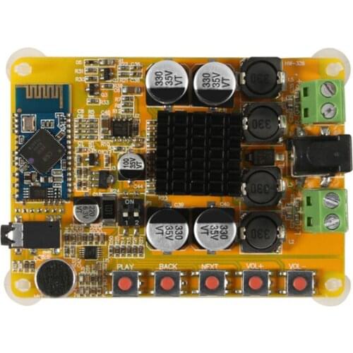 New TDA7492 Wireless Bluetooth 4.0 2 x 50W 2 channel Audio Receiver Stereo Digital Power Amplifier Board Module 10V 15V 24V 25V