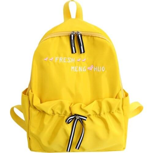 Women Nylon Backpack for Girls Female Summer School Bags Teenage Girls Waterproof Backpacks for Women Quality Ladies Bag pack