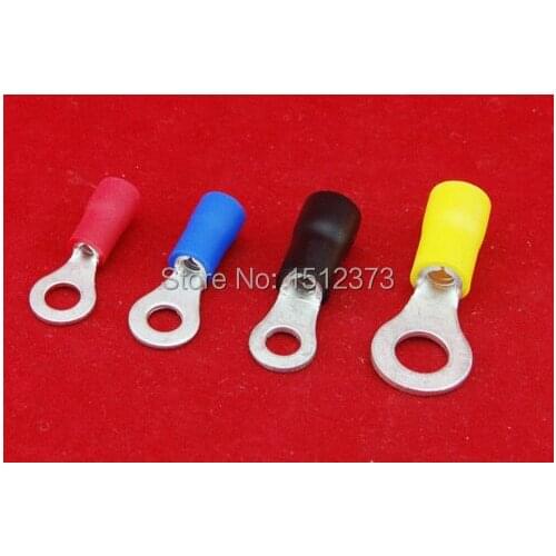 100PCS/lot pre-insulating terminal RV1.25-10 22-16AWG(0.5-1.5 square meter) wire connector