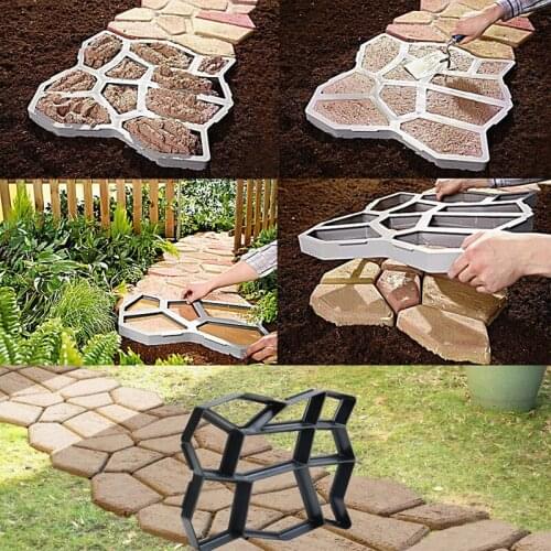 12PCS/SET 35CM Path-mate DIY Stone Pavement mold for making pathways for your garden / paving mold/pathmate concrete mold