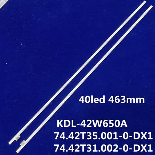 2pcs LED Backlight bar for SONY KDL-42W650A KDL-42W653A KDL-42W654A KDL-42W829B KDL-42W706B KDL-42W705B KDL-42W815B KDL-42W828B