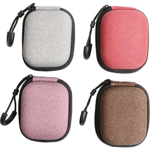 Earphone Holder Case Storage Carrying Hard Bag Box Case For Earphone Headphone Accessories Earbuds memory Card USB Cable