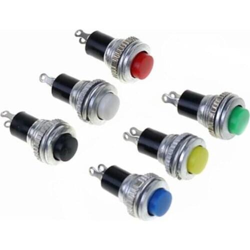 1PCS / DS-316 Momentary Switch 250V 1A 10mm Self-resetting OFF/ON Push Button switch