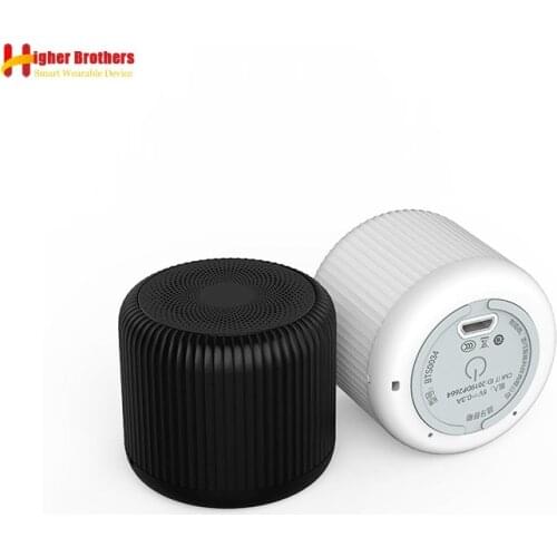 Mini Creative Lanyard Small Steel Cannon Speaker Phone Subwoofer Bicycle Lanyard Bluetooth Speaker Boys and Girls Birthday Gifts