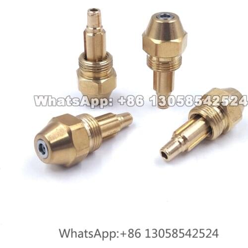 Waste Oil Burner Nozzle, Brass Siphon Full Cone Oil Nozzle, Burner Oil Injector, Fuel Air Atomizing Nozzle