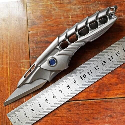 Dragon Back Knife Titanium Alloy Personality Outdoor Portable Self-defense Box Cutting Paper Multifunction EDC