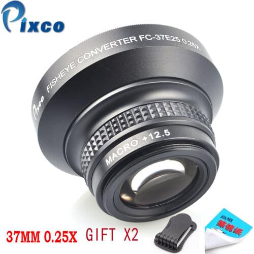 37MM 0.25X Super Macro Wide Angle Fisheye Lens for Canon NIKON PENTAX DSLR SLR Camera 37MM thread lens