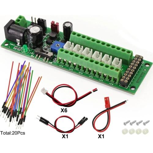 PCB012 Power Distribution Board Self-adapt Power Distributor HO N O LED Street Light Hub DC AC Voltage Train Power Control