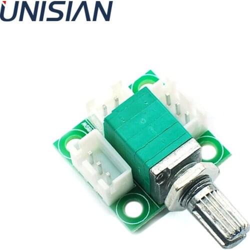 UNISINA Audio control board with Potentiometer Switch Sound volume adjustor single input to output Connector module