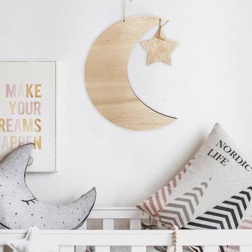 Moon Star Ramadan Hanging Pendant Decorations Eid Mubarak Ornament with DIY Crafts for Home Ramadan Indoor Home Vintage 85DA