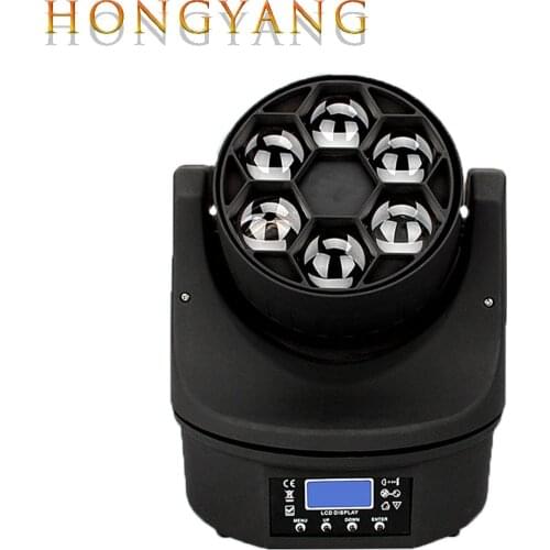 6x15W DMX OSRAM lamp bead eye bee lamp HYO-LITE Stage Lighting Led Blinder//RGBW full color mixing moving head light