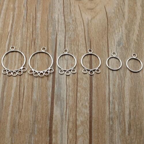 4pcs/lot 925 Sterling Silver Earrings Jewelry Findings Accessories Hoop Drop Earrings for Women DIY Ear Jewelry Making Z1239