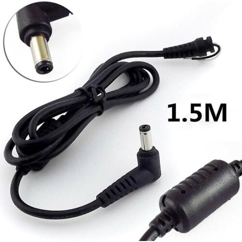 1PC 5.5X2.5mm DC Power Male Tip Plug Connector With Cord/ Cable For Toshiba Asus Lenovo Laptop Adapter