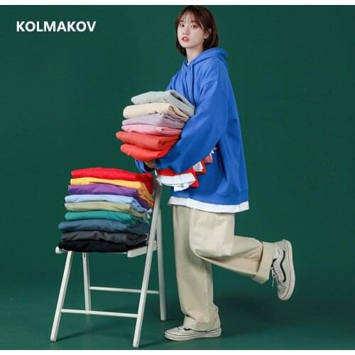 2021 spring autumn men and women Hoodies Male cotton Hoodies Sweatshirts Mens Sweatshirt Tops Fake two piece set size M-5XL