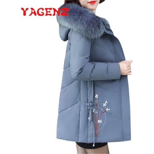 Женские длинные пуховики YAGENZ China At AliExpress