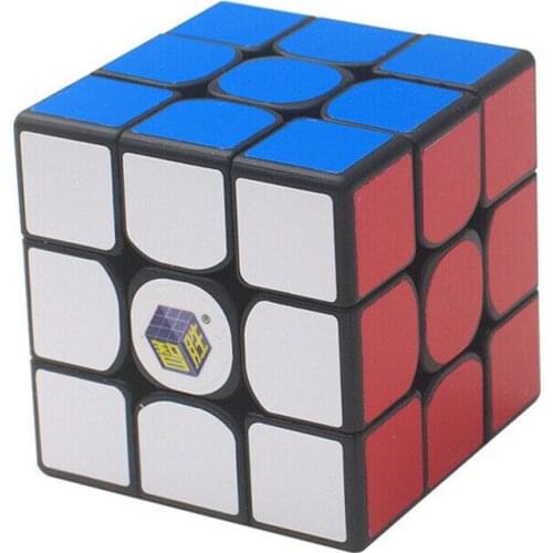 YuXin Little magic 3x3x3 Speed Contest Magic Cube Twist Puzzle Toy Black Safe ABS Ultra-Smooth 56mm Professional Brain Teaser