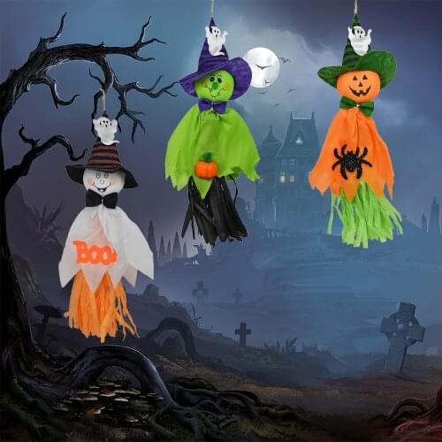 1Pc Halloween Ghost Ornament Dolls Horror Hanging Decoration Props Pendant Garden Party Decoration Accessories Kids Gifts