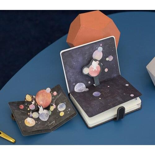 B5 Planet Drool Notebook Kawaii Book Magnetic Buckle Book Student Stationery Gift Office Supplies for Girl