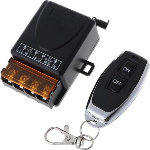 2021 New 433MHZ 315MHZ Wireless RF Remote Control Switch AC 60V-280V 1CH 30A Relay Receiver+1CH Remote For lamps，Water pump