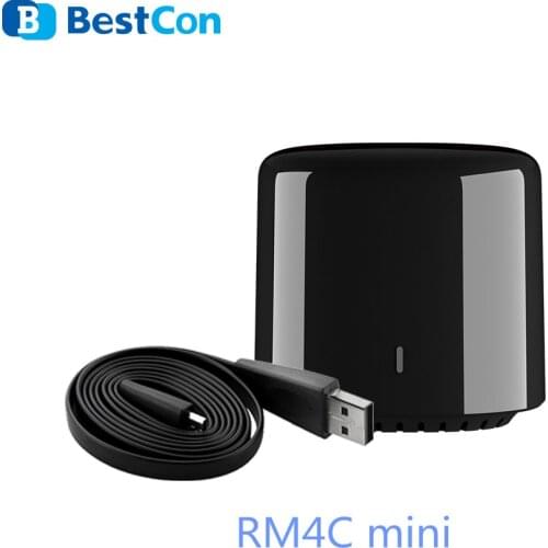 Broadlink RM4 C mini Smart Home WiFi IR Casa Inteligente Smart Remote Controller Automation Modules Compatible with Amazon Alexa