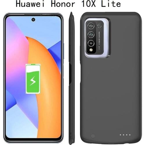 Battery Charging Cover For Huawei Honor 10X Lite Battery Charger Case Power bank Portable Charger Shockproof External Back clip