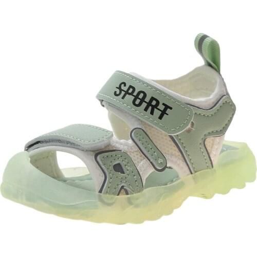 Children Sandals Boys Girls Summer New Beach Flat Shoes Kids Jelly Anti-collision Sandals Toddler Baby Comfortable Casual Shoes