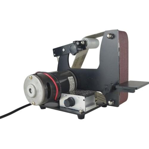 Electric Abrasive Belt Machine DIY Belt Sander Metal Polishing Machine Knife Sharpener 0-7000RPM 220V