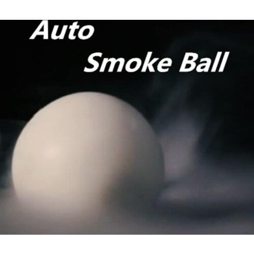 Electric Auto Smoke Ball White Magic Tricks Magia Magician Toys Silk Vanish to Ball Stage Magic Props Party Illusion Gimmick Fun
