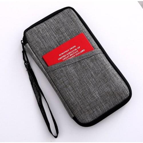 Hot Selling Multi-function Travel Passport Storage Bag Waterproof Portable Card Package