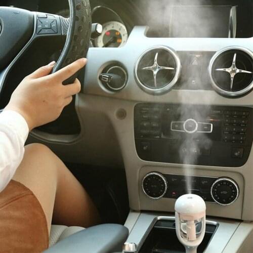 New Mini 12V Car Steam Humidifier Air Purifier Aroma Diffuser Essential oil diffuser Car humidifier many Colors