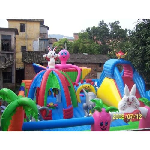 Inflatable fun city for kids