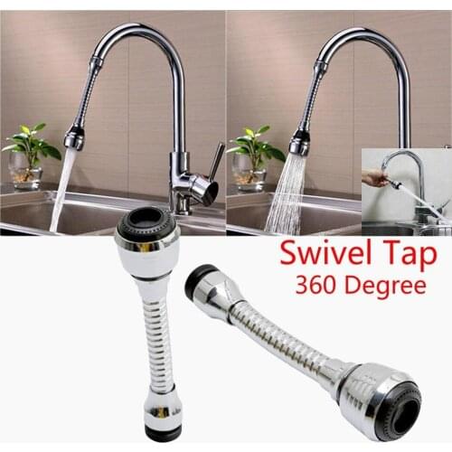 Tap Head 360 Degree Swivel Faucet Sprayer Water Saving Faucet for Kitchen Bathroom Shower Rotatable Accessories