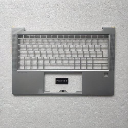 New For HP Probook 14 Upper case Top cover Fingerprint hole Silver shell Laptop Case