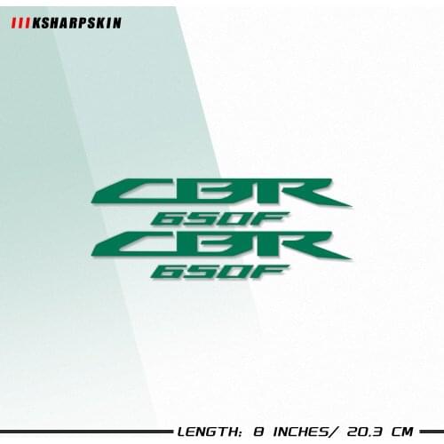 New motorcycle bicycle fuel tank sticker wheel helmet MOTO waterproof reflective logo for HONDA CBR650F cbr 650f