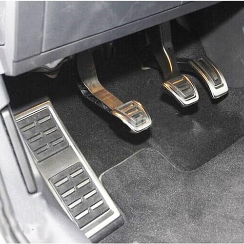 Stainless Steel Pedal For VW GOLF 7 GTi MK7 Lamando POLO A05 Passat B8 Skoda Rapid Octavia 5E 5F A7 2014+ Car Accessories