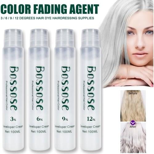 Creme Developer 10/20/30/40 Volume 3.4 Oz for Hair Dyeing Bleaching Lightening SMJGood