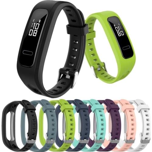 Silicone Watch Strap for Huawei Band 4e 3e Honor Band 4 Running Honor Band 5 Basketball Edition Smart Watch Belt Accessories