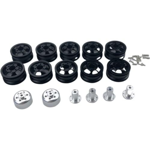 Metal Wheel Rim Wheel Hub for WPL C14 C24 B14 B24 B16 B36 Six Drive RC Car Spare Parts